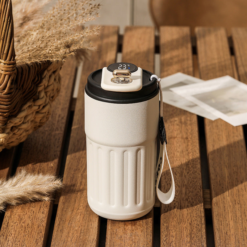 Smart Digital Thermal Bottle – Portable Stainless Steel Coffee & Water Mug | Vacuum Insulated