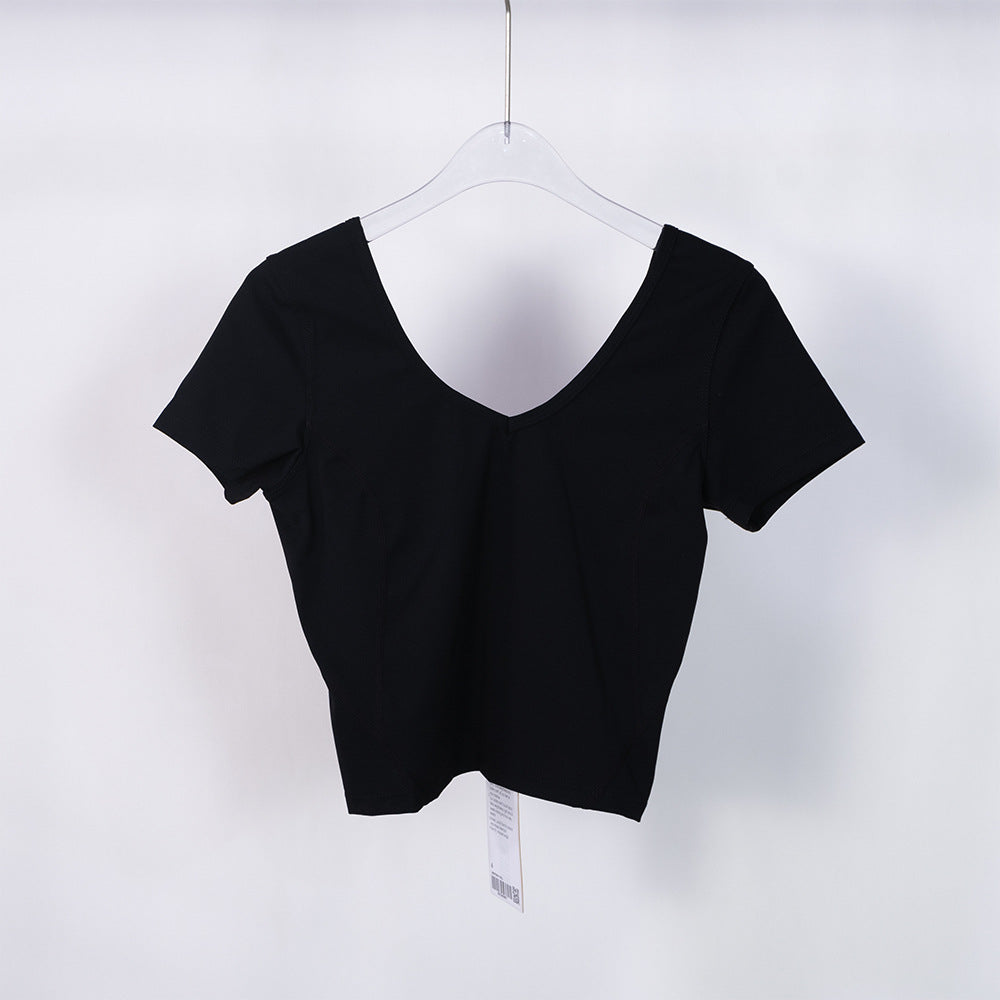 Breathable Women’s Short-Sleeve Pullover T-Shirt – Lightweight, Stretchy, Quick-Dry Active Top