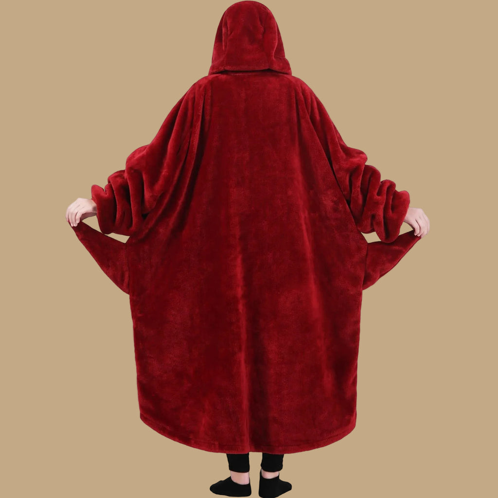 Shark Hoodie Blanket – Oversized Cozy Sleepwear for Home & Lounge