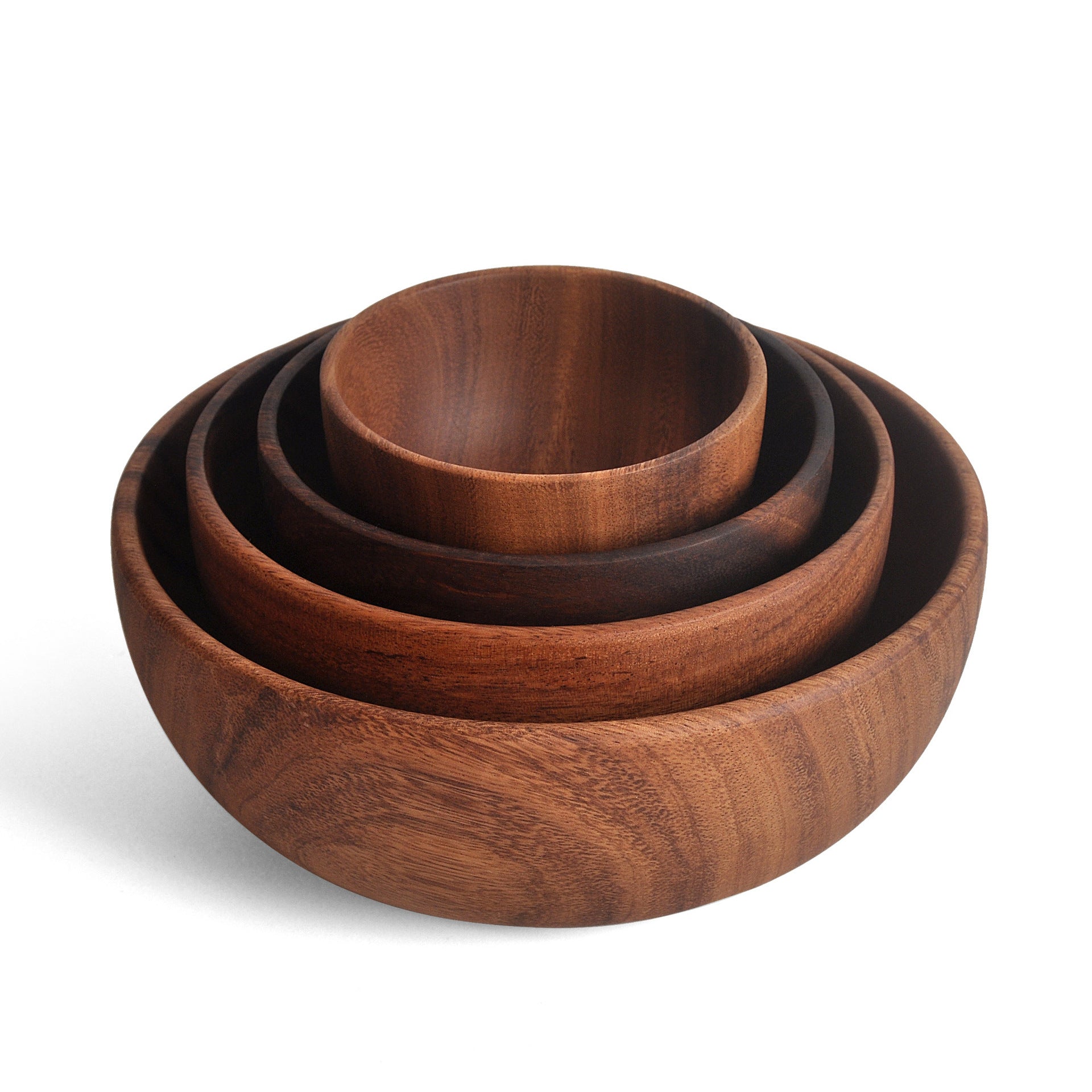 Premium Wooden Bowl – Solid Raw Wood Plate for Salads, Fruits & Tableware