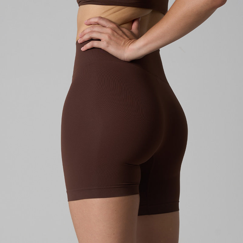 Butt-Lifting High-Waist Yoga Shorts for Women – Seamless, Soft &amp; Comfortable