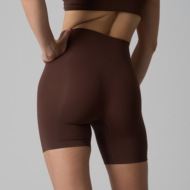 Butt-Lifting High-Waist Yoga Shorts for Women – Seamless, Soft &amp; Comfortable