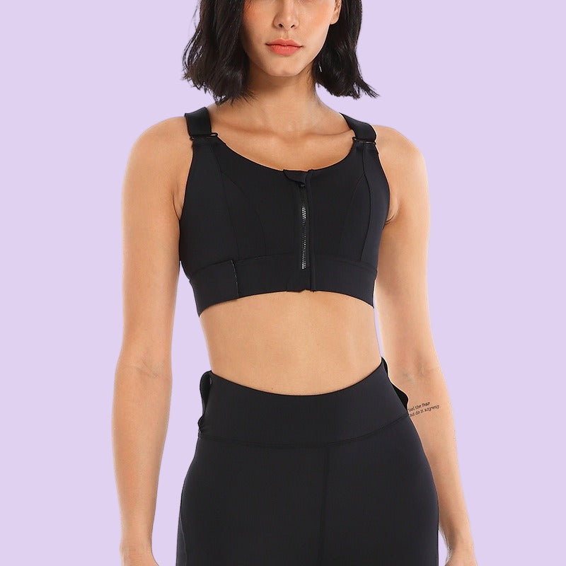 High-Support Women’s Shock-Absorbing Sports Bra – Breathable, Comfortable & Perfect for Running