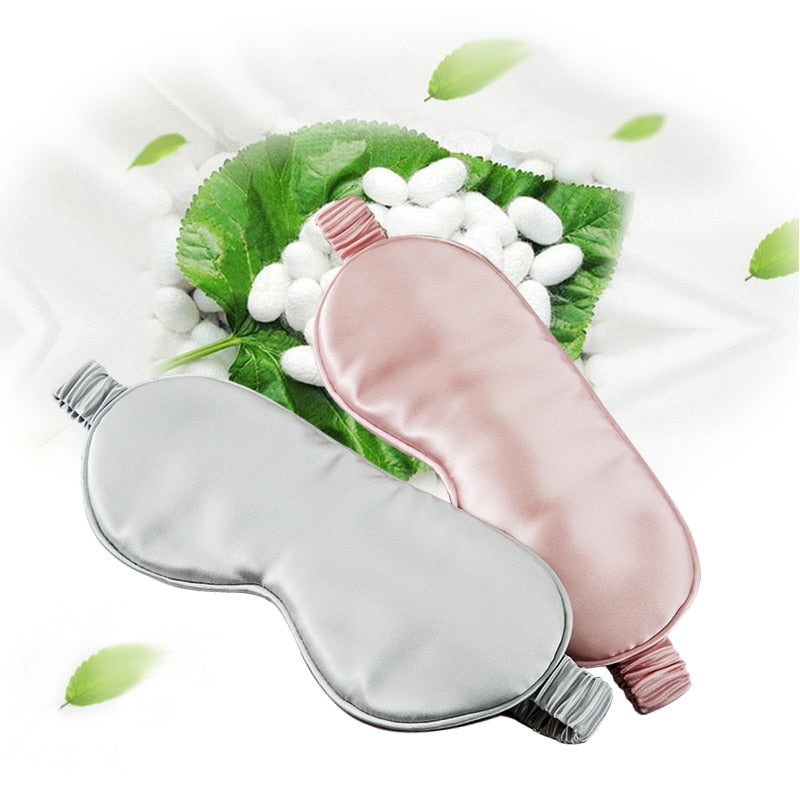 Luxury Mulberry Silk Sleep Eye Mask – Soft, Smooth,Light‑Blocking Eyepatch for Deep Rest & Insomnia Relief