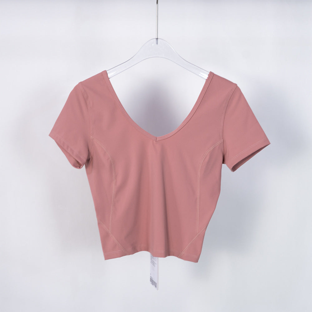 Breathable Women’s Short-Sleeve Pullover T-Shirt – Lightweight, Stretchy, Quick-Dry Active Top