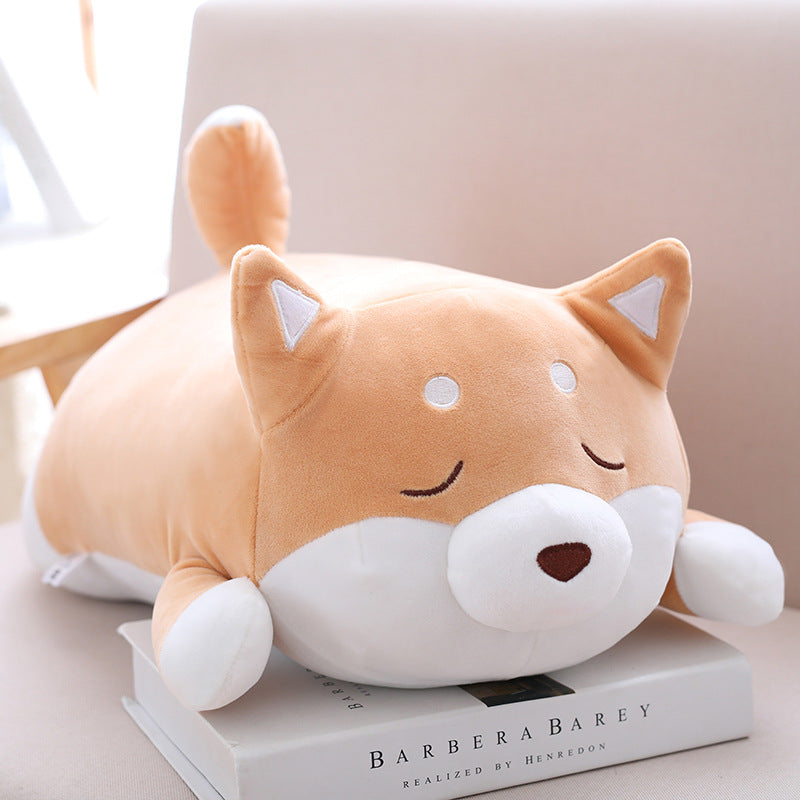 Cute Fat Shiba Inu Plush Toy – Soft Kawaii Dog Pillow