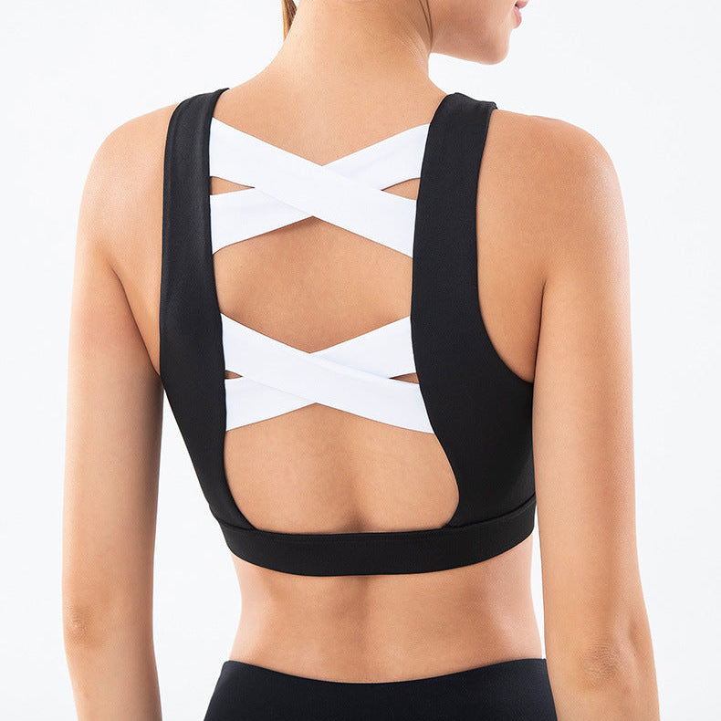 Wire-Free Quick-Dry Sports Bra for Yoga & Training | Breathable, Shockproof, Full Support