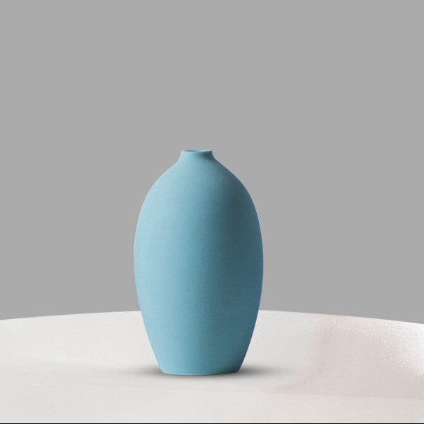 Handmade Modern Porcelain Vase – Minimalist Decorative Hanging Ornament