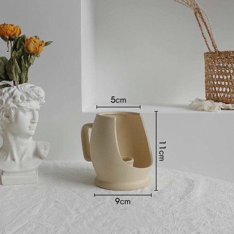 Simplicity Ceramic Vase – Nordic Home Decoration & Dry Flower Display