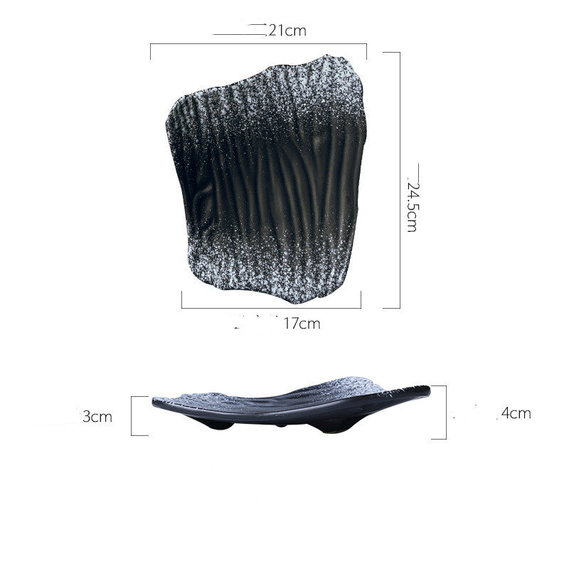 Irregular Porcelain Bowl – Elegant Handmade Ceramic Tableware