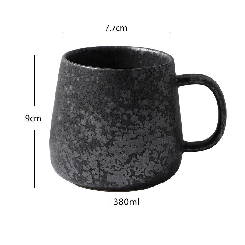 Underglaze Hand-Painted Ceramic Mug – Creative Office & Breakfast Cup
