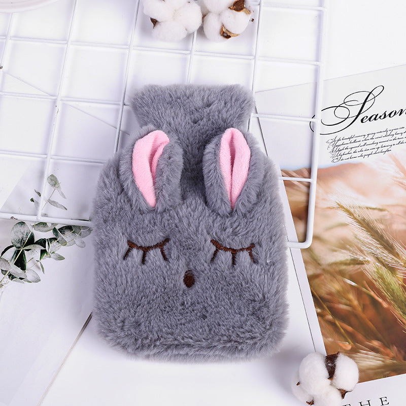 Plush Hand Warmer – Removable & Washable Hot Water Bottle, Cute Animal Design