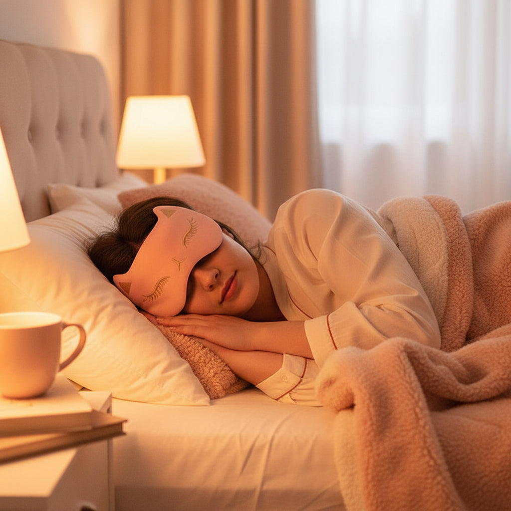 Silk Eye Mask for Sleep | Breathable, Ice Compress & Sleep Relief for Women