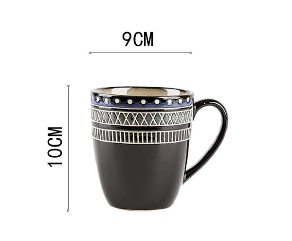 Bohemia Series Hand-Painted Ceramic Tableware – Bowls, Plates & Mugs