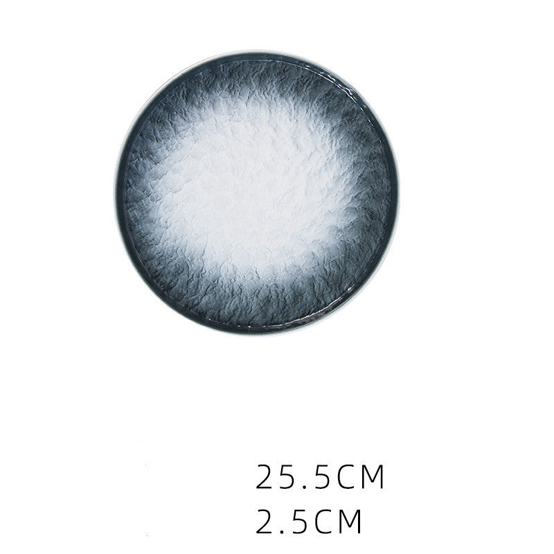 Round Ceramic Plate – Microwave Safe Home & Hotel Tableware