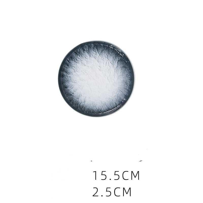 Round Ceramic Plate – Microwave Safe Home & Hotel Tableware