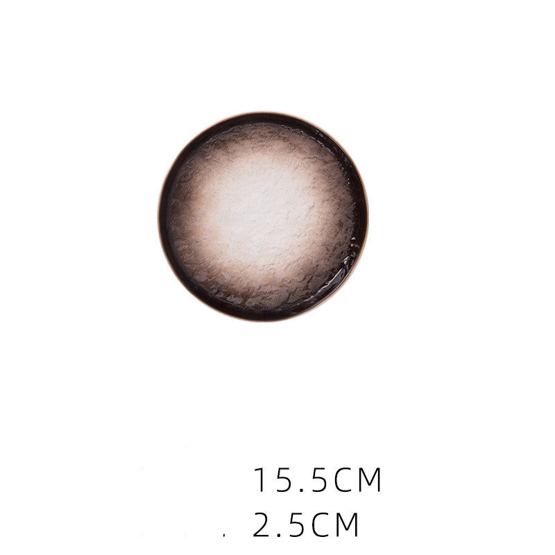 Round Ceramic Plate – Microwave Safe Home & Hotel Tableware