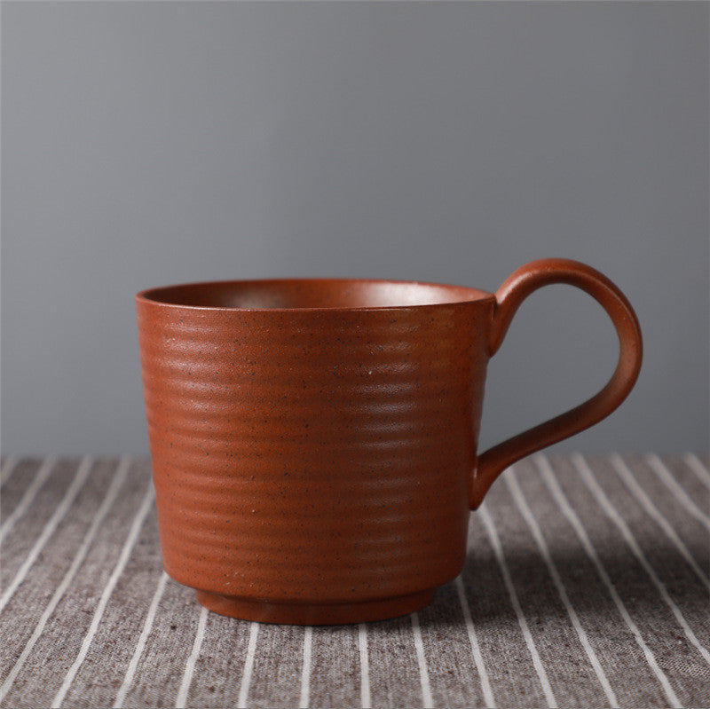 Japanese Sui Shou Ceramic Coffee Cup – Single-Layer, Microwave Safe