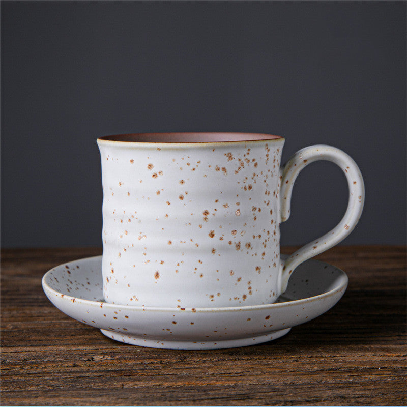 Japanese Sui Shou Ceramic Coffee Cup – Single-Layer, Microwave Safe