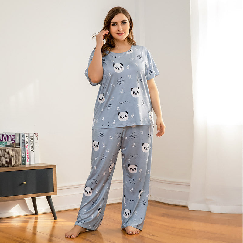 Light Blue Pajama Set – Comfortable Sleepwear for Women