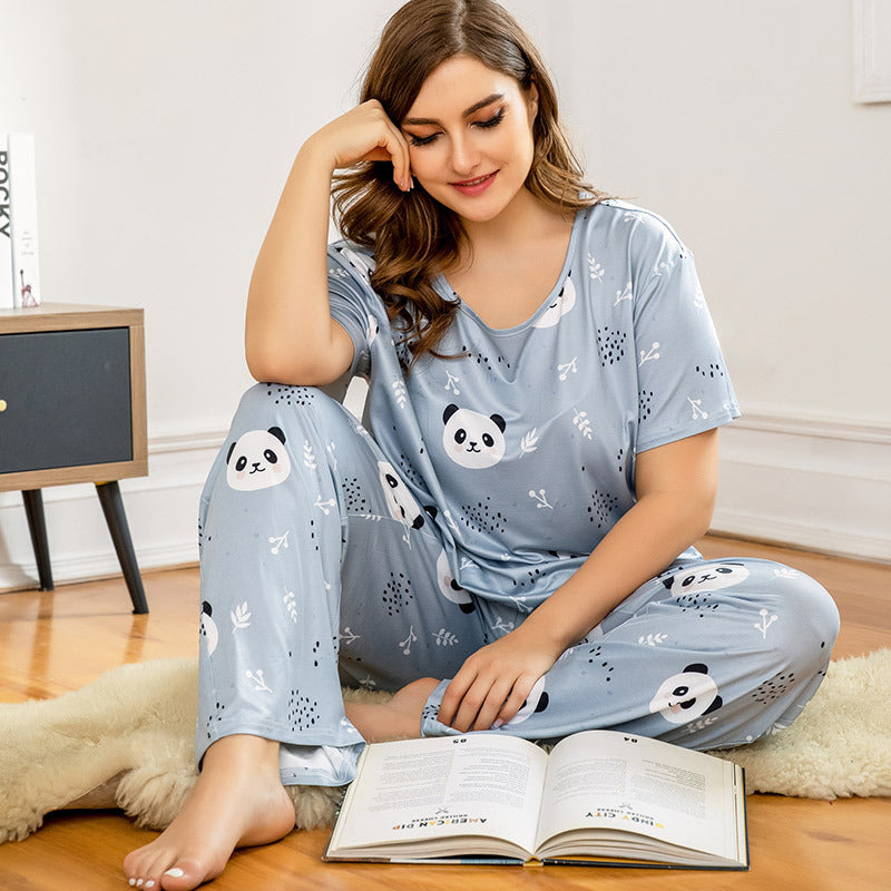 Light Blue Pajama Set – Comfortable Sleepwear for Women