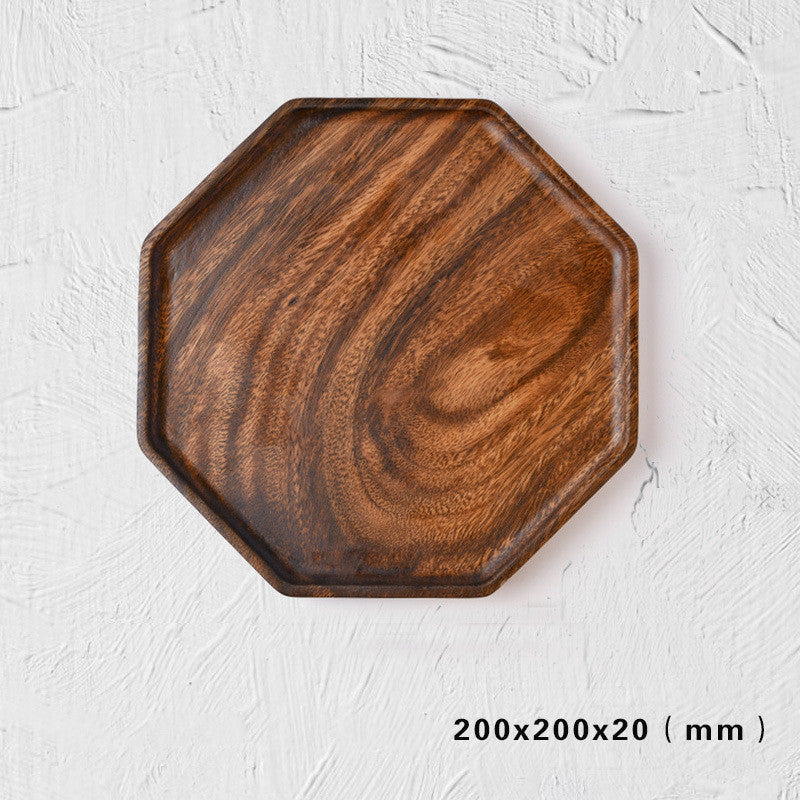 Japanese Style Wooden Fruit Plate – First-Class Decorative Serving Plate