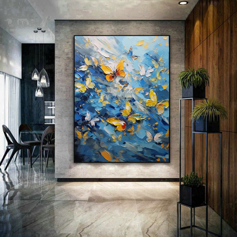 Handmade Modern Animal Oil Painting on Canvas – 100% Hand-Painted Wall Art