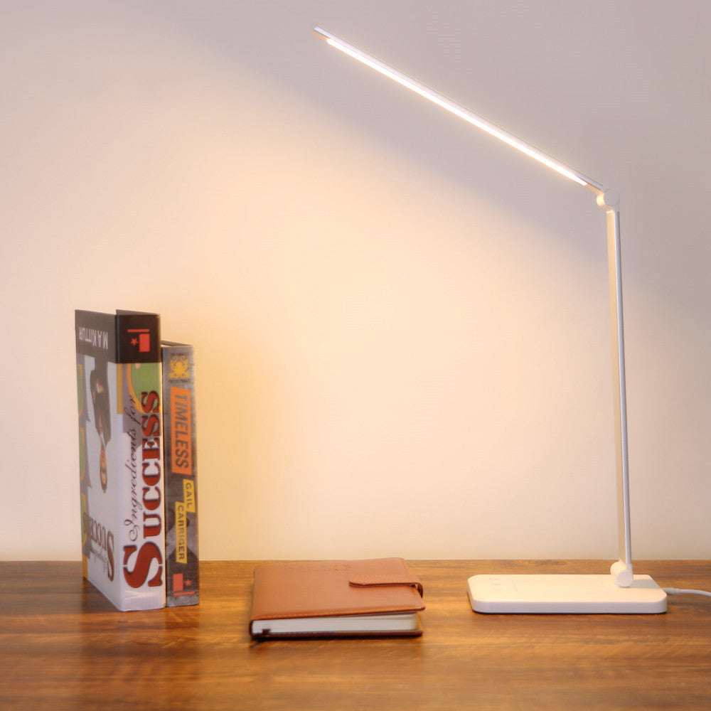 Folding LED Reading Table Lamp – Adjustable Brightness, Eye Protection, Modern Design