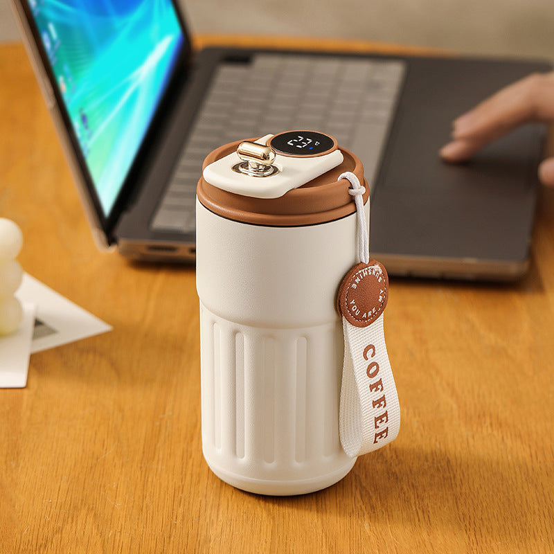 Smart Digital Thermal Bottle – Portable Stainless Steel Coffee & Water Mug | Vacuum Insulated
