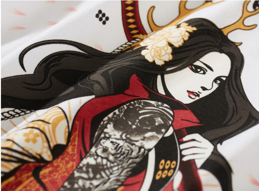 Cotton Embroidered Short Sleeve T-Shirt for Women & Couples – Soft, Breathable, Stylish Summer Tee