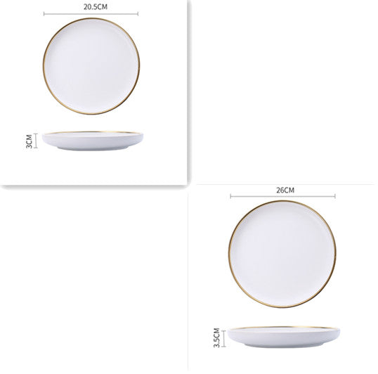 PremiumTableware Set – Elegant White Bowls, Plates & Spoon