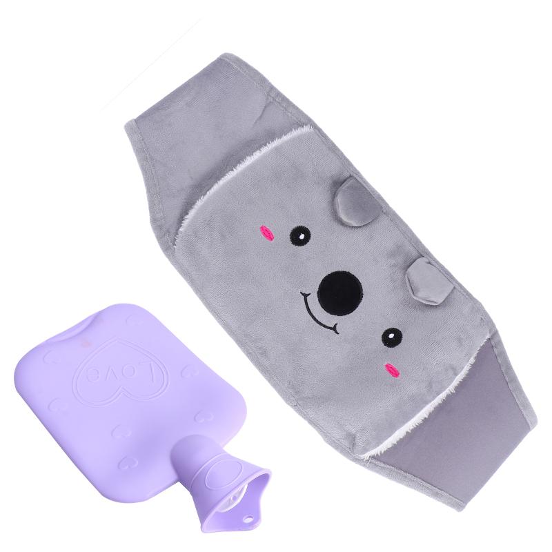 Hot Water Bottle Bag with Warm Plush Waist Cover – Cozy Heat for Comfort & Relief