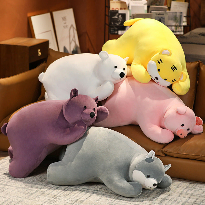 Plush Toy – Ultra-Soft Stuffed Bear, Pig, Tiger & Husky