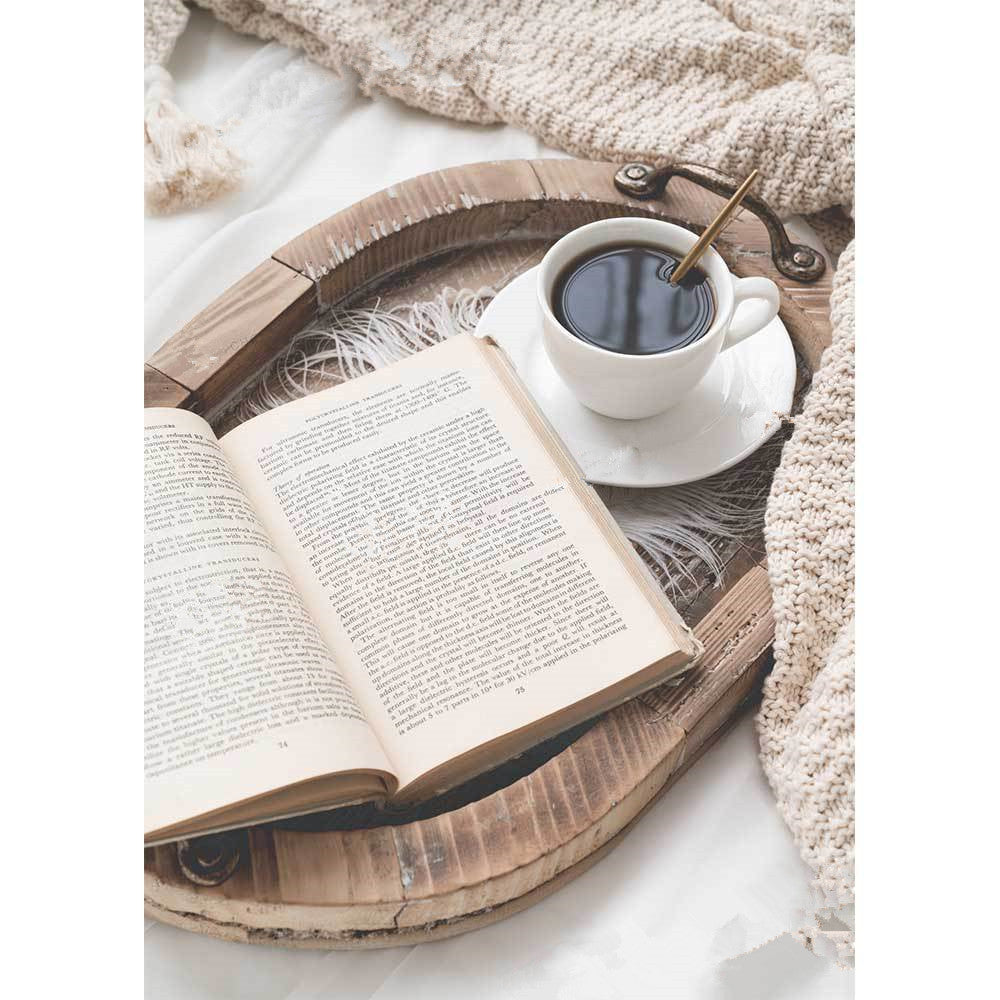 Retro Wooden Breakfast Plate – Oval Log Design with Vintage Metal Handle