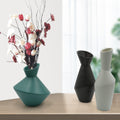 Nordic Oblique Mouth Vase – Modern Geometric Flower Decor for Living Room & Desktop