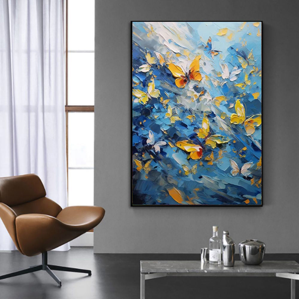 Handmade Modern Animal Oil Painting on Canvas – 100% Hand-Painted Wall Art