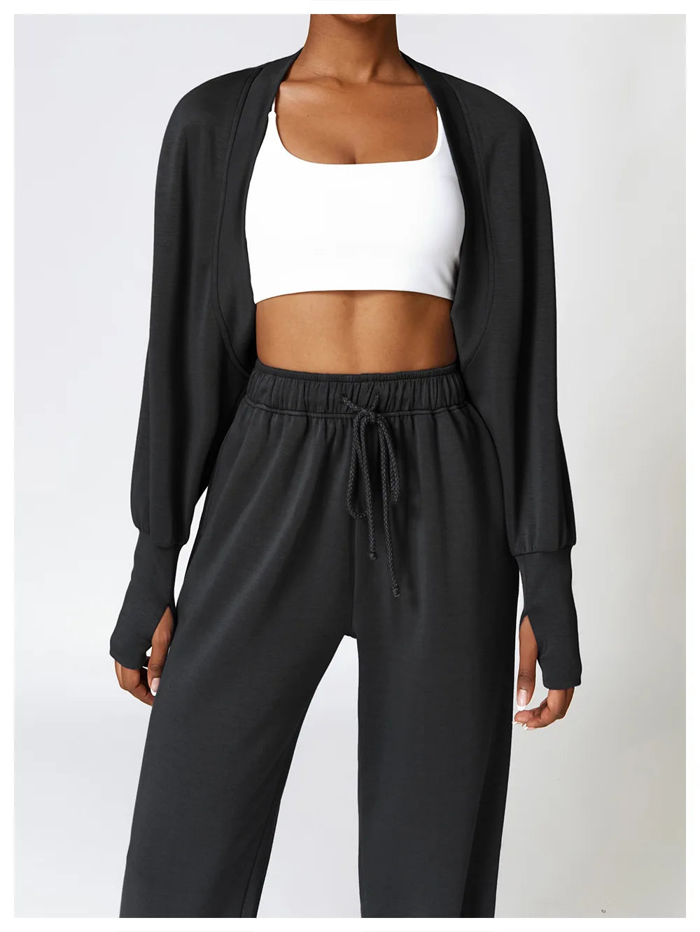 Women's Spring Jogger Set – Joggers | Casual Solid Color Trousers