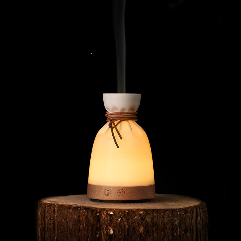 Premium Wooden Aromatherapy Humidifier |Essential Oil Diffuser for Bedroom, Office & Spa