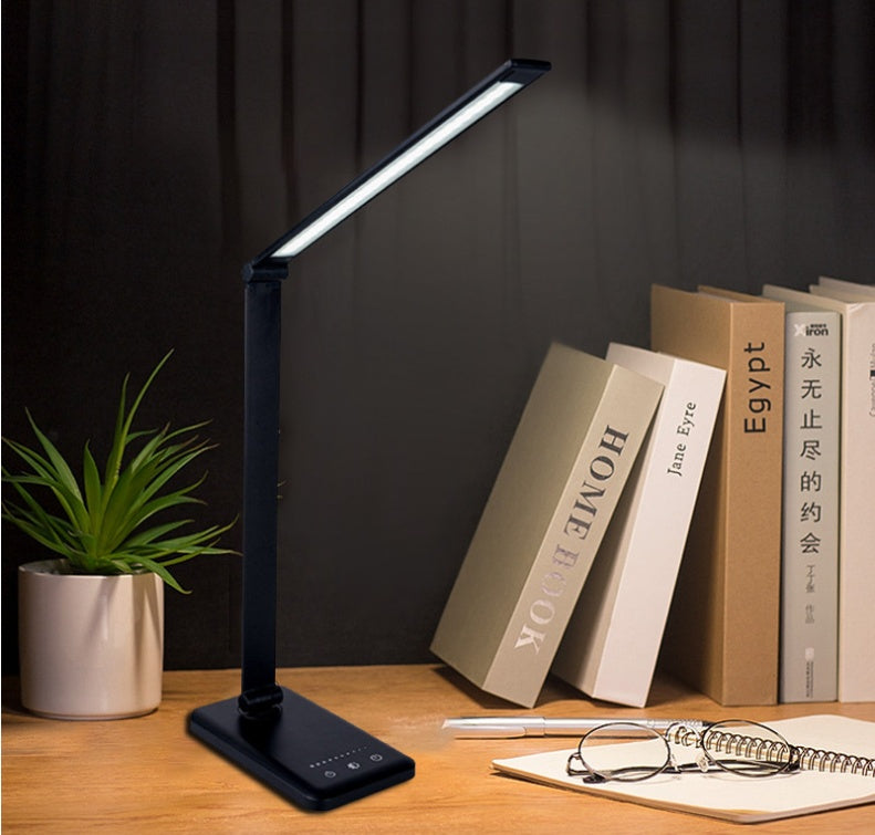 Folding LED Reading Table Lamp – Adjustable Brightness, Eye Protection, Modern Design