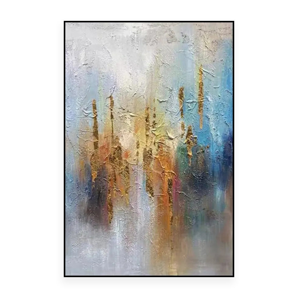 Handmade Modern Abstract Oil Painting Canvas – Frameless Wall Art