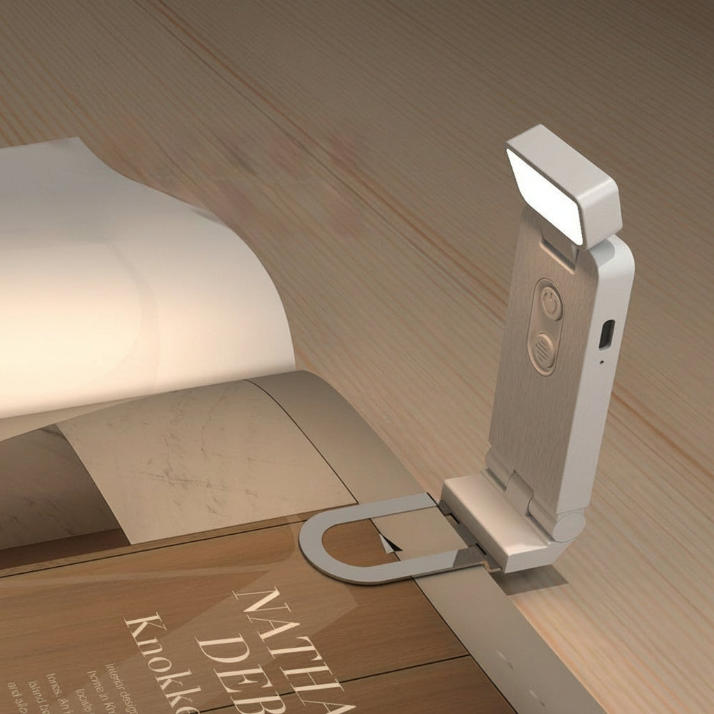 Reading Lamp Bookmark – Adjustable Brightness & Timer LED Book Light