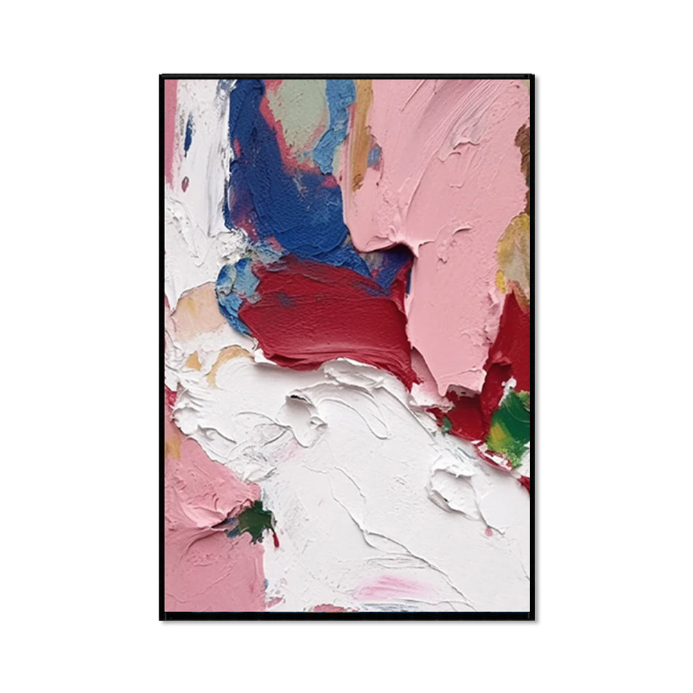 Modern Handmade Abstract Oil Painting on Canvas – Luxury Wall Art for Living Room