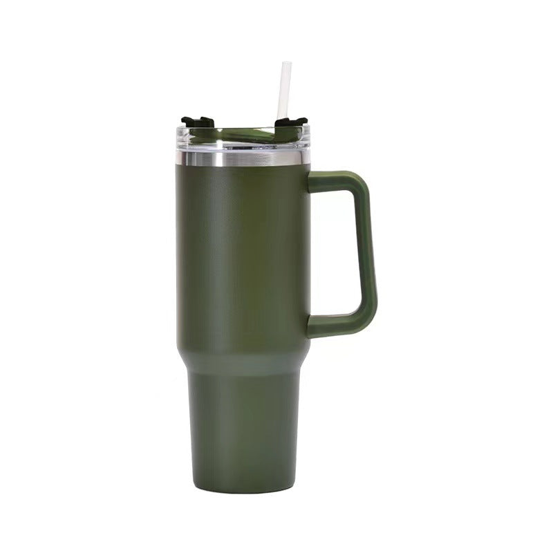 Stainless Steel Insulated Cup 40oz with Straw – Durable, Leak-Proof & Portable