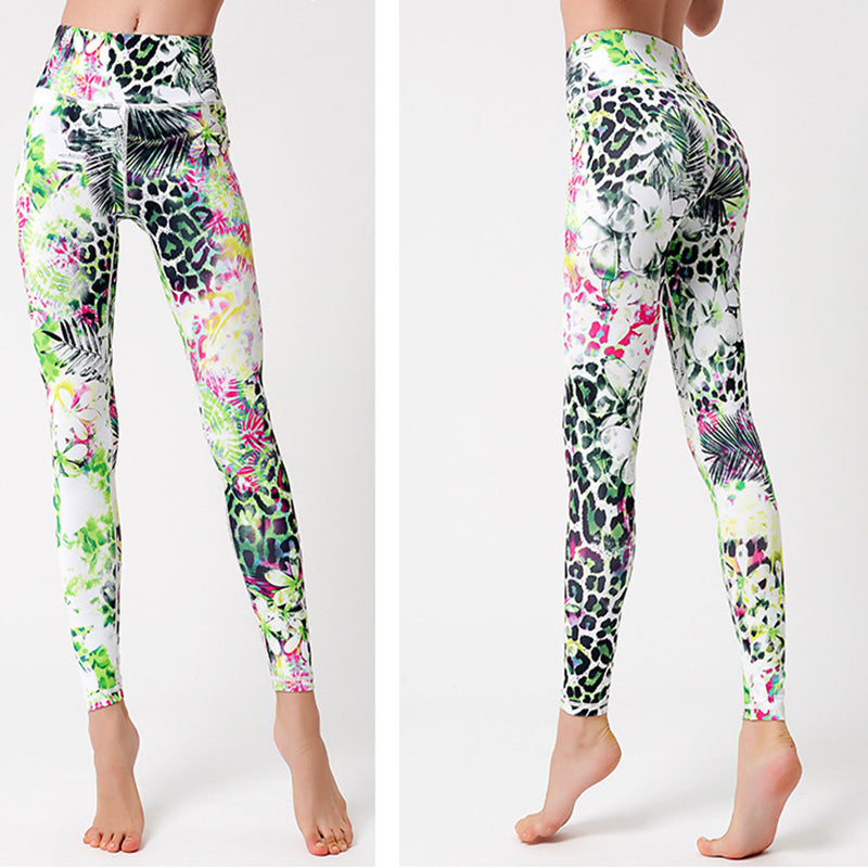 Fashion Tie-Dye Leggings for Women – High-Waist Push-Up Fitness & Yoga Pants