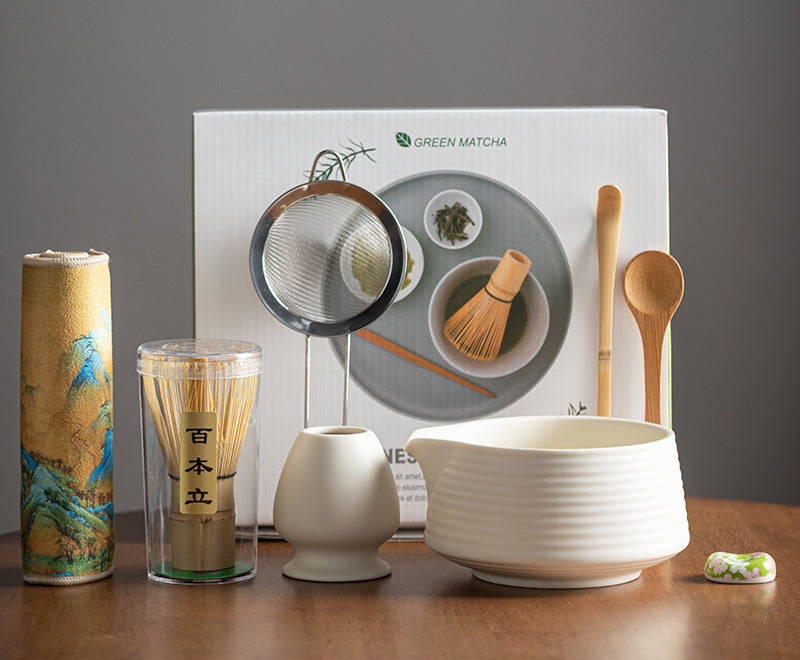 Matcha Tools Kit – Authentic Chinese Matcha Ceremony Set for Tea Lovers | Gift-Ready Matcha Starter Kit