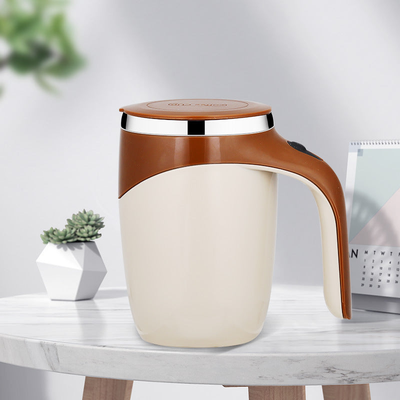Automatic Stirring Coffee Cup – Magnetic Milkshake & Beverage Mixer