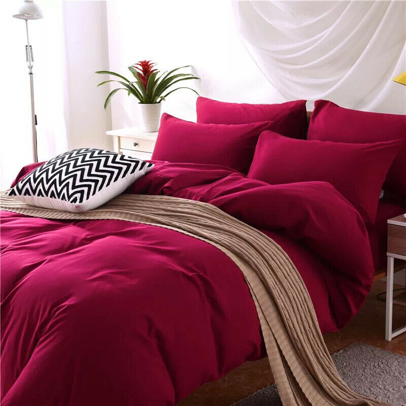 Modern Floral Bedding Set 4-Piece – Soft Polyester Sheet Style Bed Set