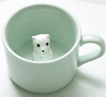 Chinese Zodiac Ceramic Mug – Cute 3D Animal Coffee Cup