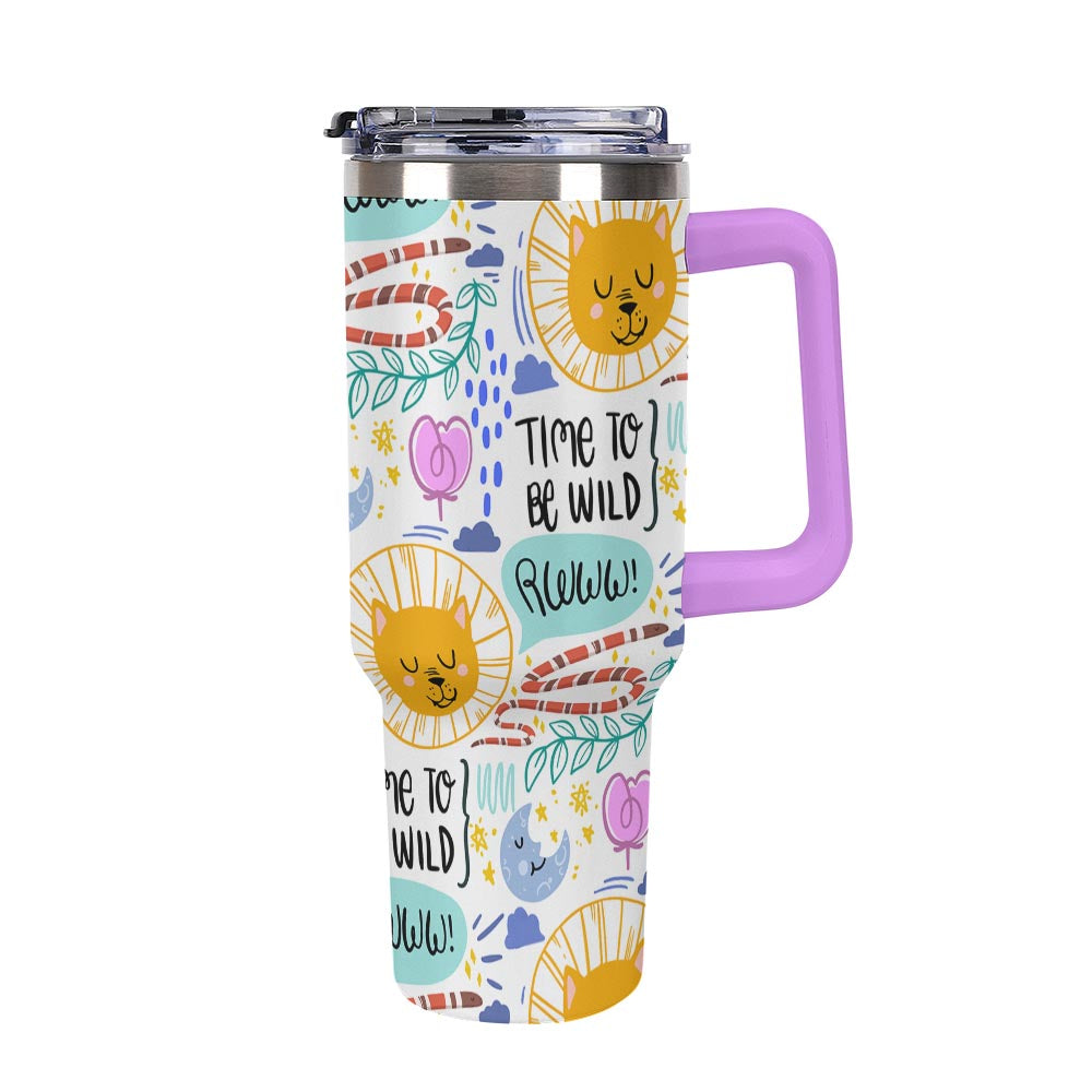 Large-Capacity Stainless Steel Car Cup – Leak-Proof, Insulated & Travel-Ready