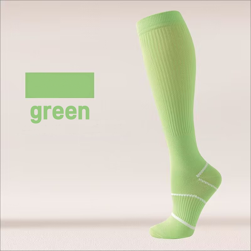 Breathable Compression Calf Socks – Quick-Dry, Anti-Slip, Odor-Proof High Calf Sports Socks